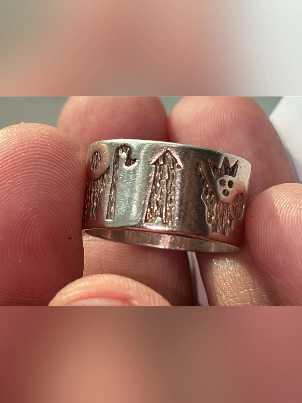 Sterling Silver Story Telling History of Ireland Band Ring